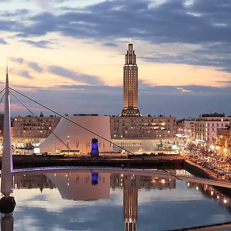 La Longue Vue-appart Vue Avec Balcon-parking Apartamento Le Havre
