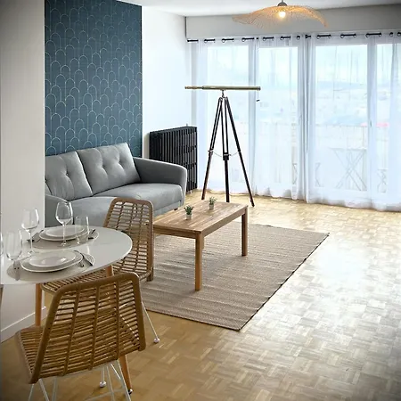 La Longue Vue-appart Vue Avec Balcon-parking Apartman